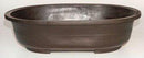 Brown Mica Bonsai Pot - Oval 16.75" x 11.75" x 4.0"OD 15.25" x 10.25" x 3" ID
