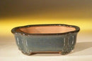 Dark Green Ceramic Bonsai Pot - Rectangle 6.125" x 5.0" x 2.125"