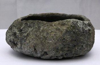Faux Lava Rock Bonsai Pot - 5"