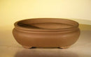 Tan Unglazed Ceramic Bonsai Pot